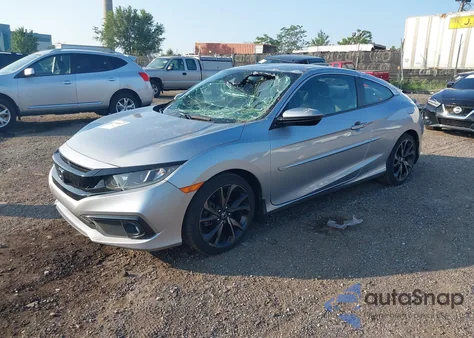 2019 Honda Civic Sport from USA, damaged, VIN 2HGFC4A89KH302075